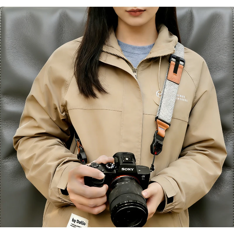 PD와 호환되는 대각선 카메라 숄더 스트랩은 미러리스 카메라용 캐논, 니콘, , 후지 DSLR에 적합합니다.
