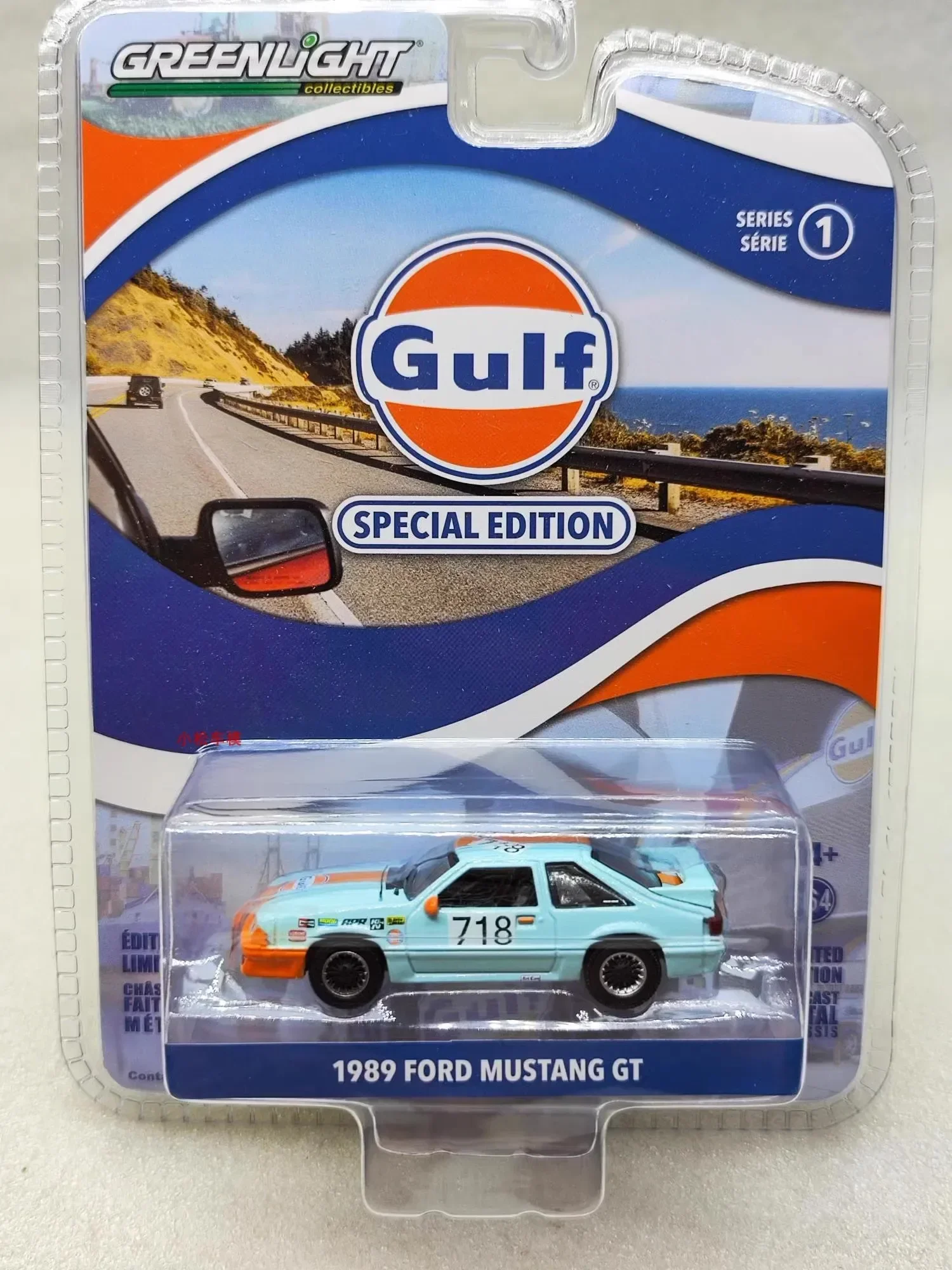 

Модель автомобиля Ford Mustang GT #1989, литый под давлением металлический сплав, игрушечная машинка для коллекции подарков, 1:64 718