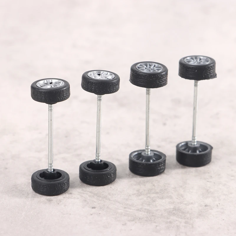 1Set 164 Wheels For Hotwheels With Rubber Tire Model Model Car