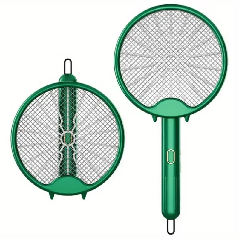 Description Picture 2 of item3000V Electric Mosquito Racket Mosquito Killer Lamp USB Rechargeable Foldable Mosquito Swatter Fly Swatter Repellent Lamp