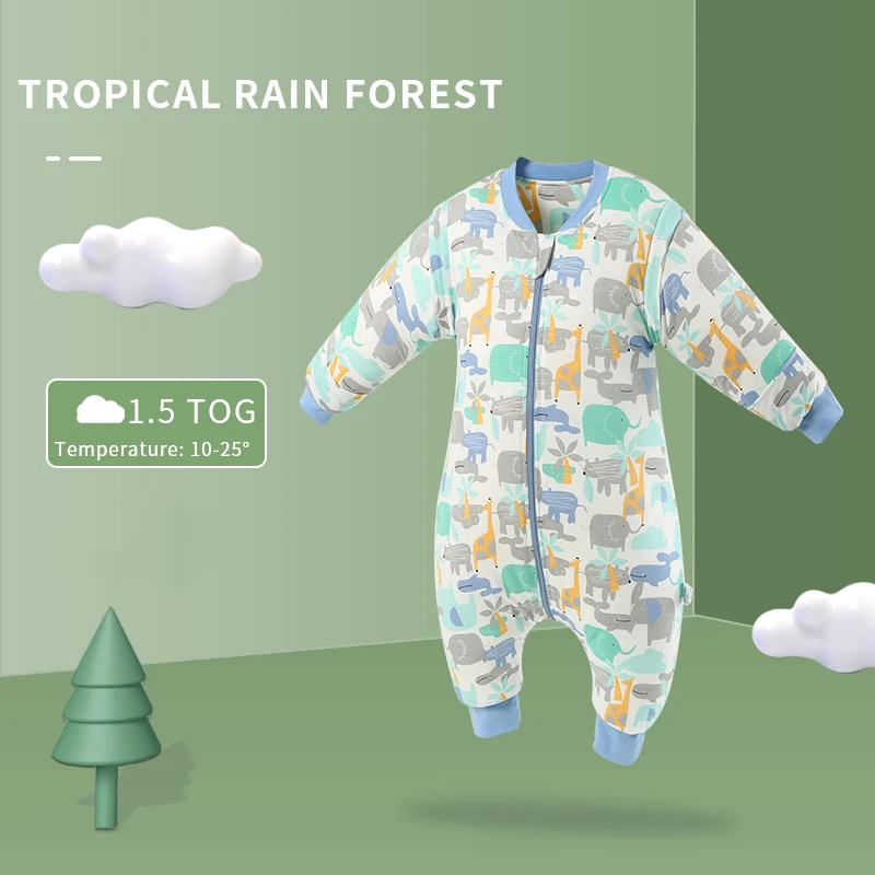 Kids Onesie Pajamas Children Sleepwear for Boy Girl Cartoon Print Winter Warm Toddlers Jumpsuit Nightwear Clothes