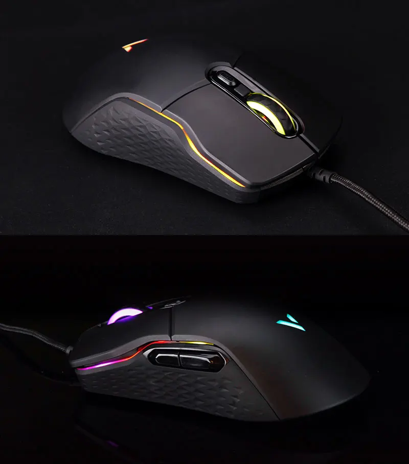 RAPOO VT200 RGB USB wired Gaming Mouse 6200 DPI 8 buttons Programmable ergonomic for gamer Mice laptop PC computer best computer mice