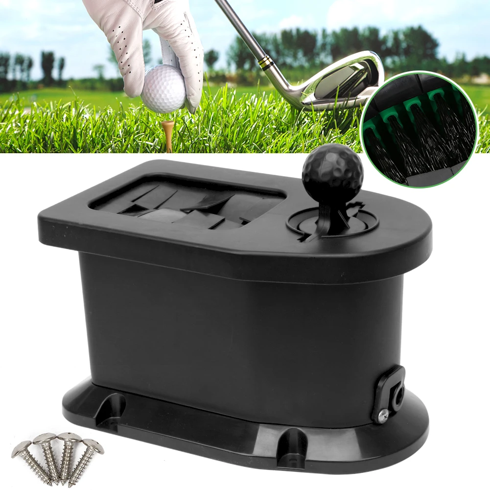 

Black Golf Cart Ball Washer Cleaner Golf Club and Ball Carts Accessories
