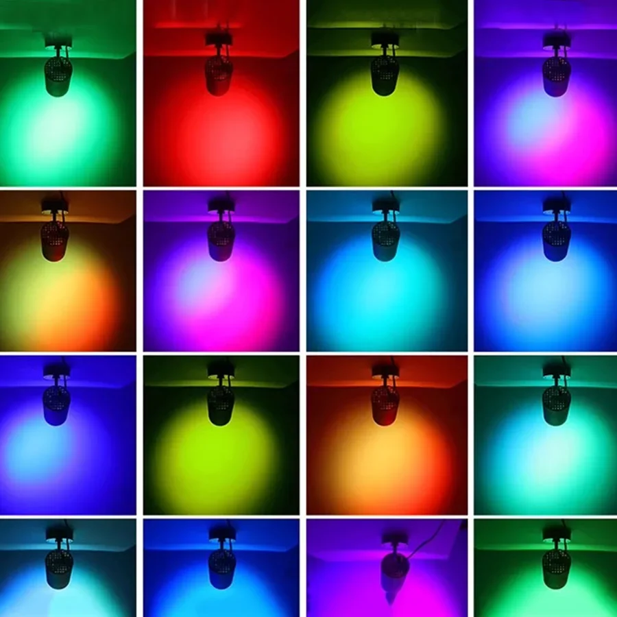 원격 줌 가능 LED 트랙 라이트, COB RGB LED 트랙 레일 스포트라이트, 무대 KTV 천 상점 전시 천장 램프, 10W, 30W, 50W
