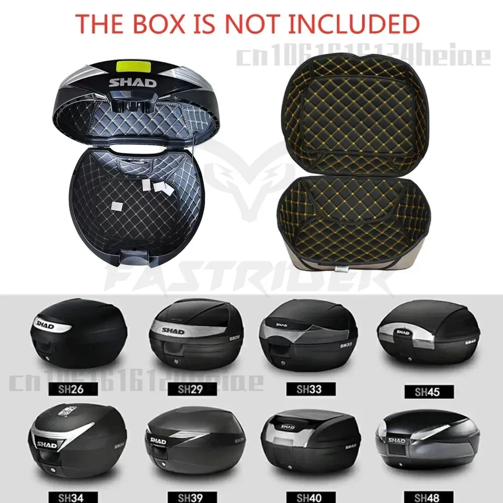 Motorcycle Trunk Pad Motorcycle Trunk Protector Motorcycle Tail Box Motorcycle Trunk Liner For SHAD tailbox SH45 SH48 SH34 SH39 SH40 SH59 Motorcycle Trunk Case Tail Case Luggage Inner Box Liner Protector Lining top case