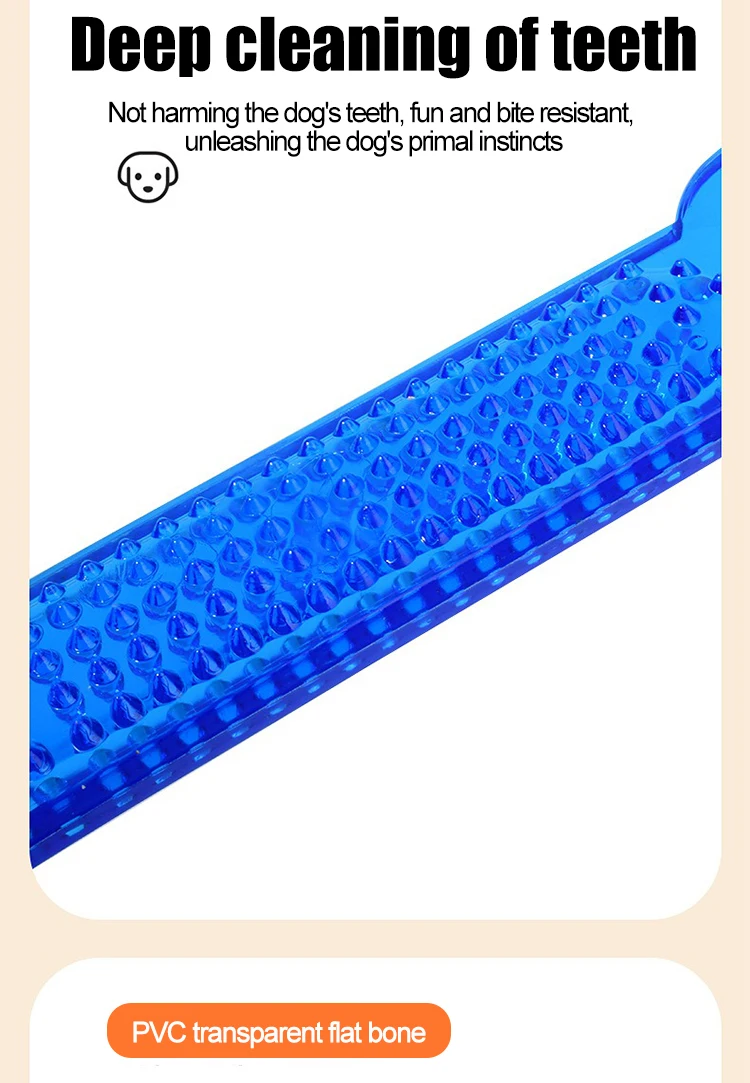 Indestructible Rubber Dog Bone Toy For Aggressive Chewers Dental_voghion.com