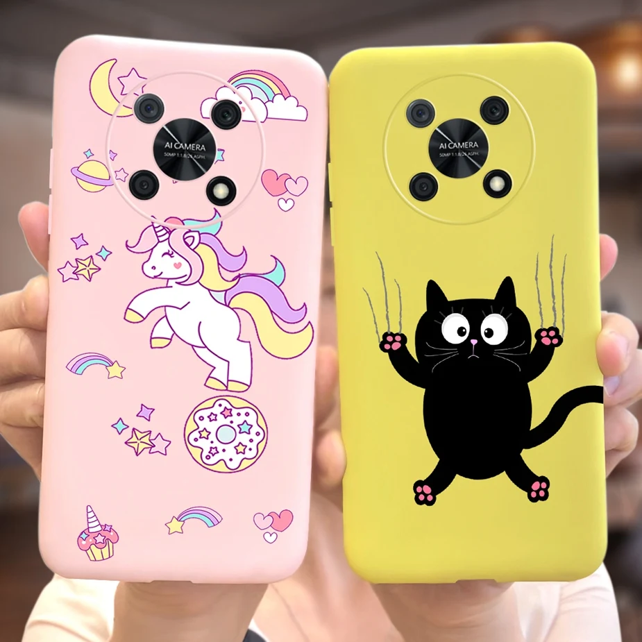 For Huawei Nova Y90 Case Cute Cartoon Cover 6.7 inch Soft Silicone