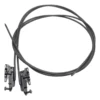 كابلات زجاجية فتحة سقف + مجموعة مسارات لـ-Ford F150 15-20 لـ F250 F350 F450 2017-2019 كرنك النافذة وملحقاتها