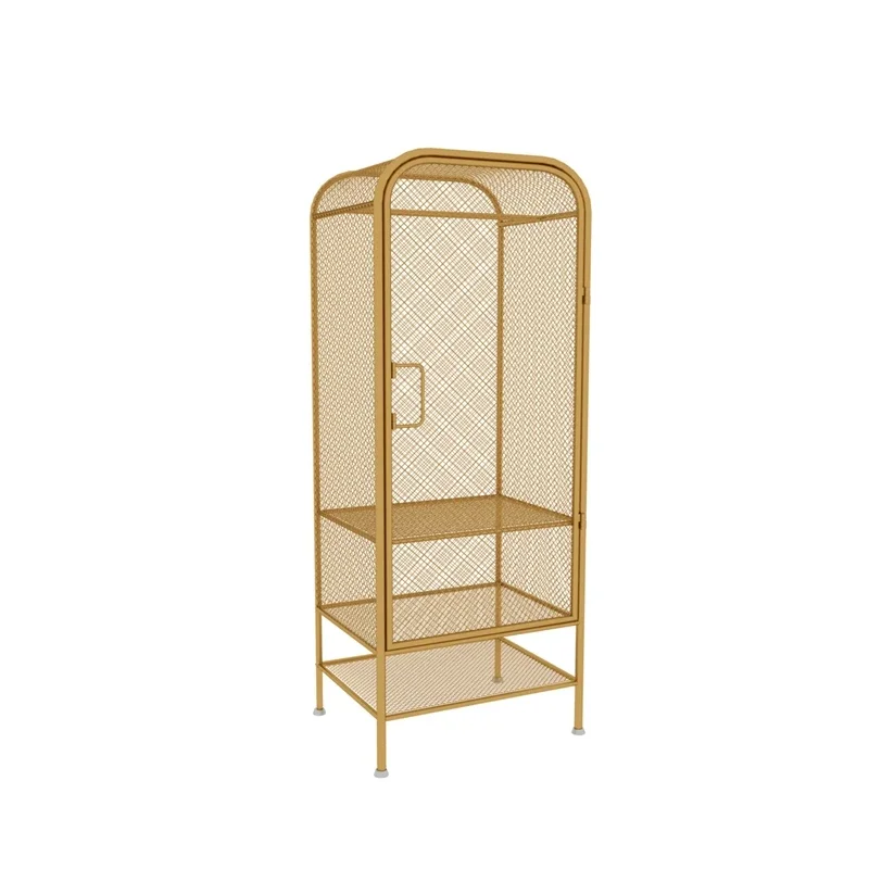 

YY Modern Simple Economical Single Door Small Apartment Storage Wardrobe Nordic Light Luxury