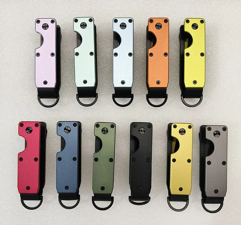 스마트 메탈 키 오거나이저 드라이버 포함 미니멀리스트 키체인 2-6개 키 수납 키 가방 6.2cm 이하 키용