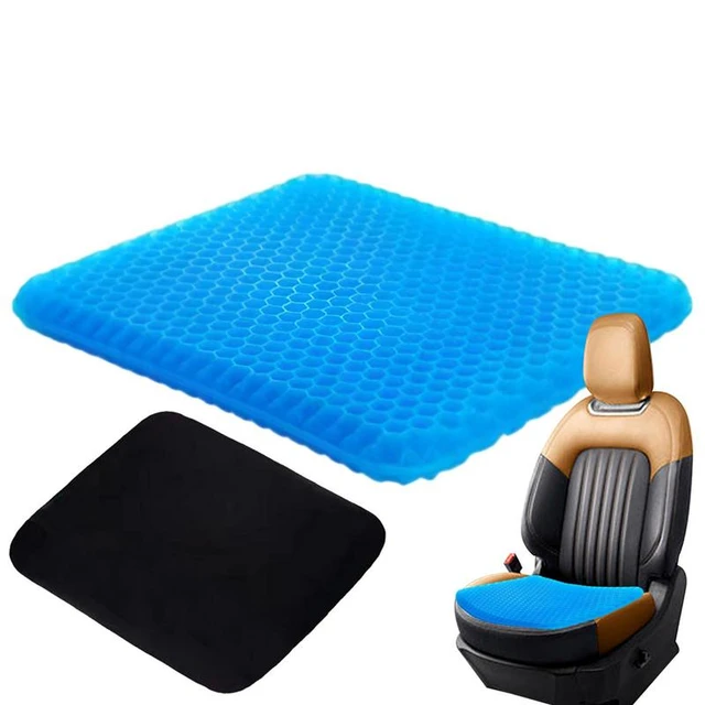 Gel Car Seat Cushion Breathable Honeycomb Design Seat Cushions Tailbone  Pain Relief Seat Cushion For Most Cars - AliExpress