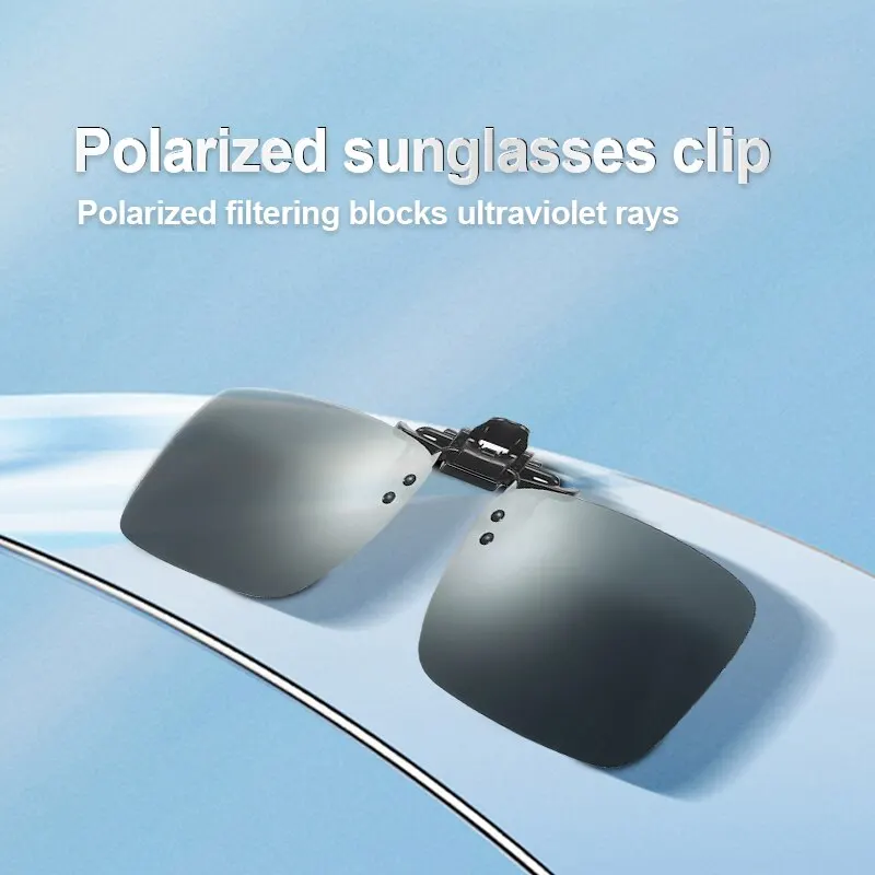 Polarized Sunglasses 4 Color Grey Lenses Polarized Sunglasses Clip On UV 380