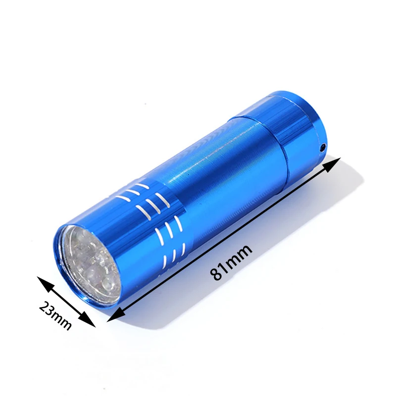 다기능 UV LED 손전등 위조 방지 지폐 확인 형광제 감지 보석 감정 램프