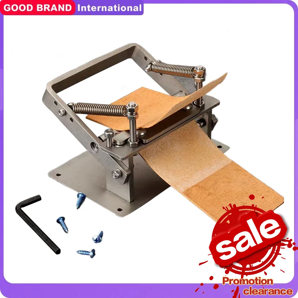 DIY Stainless Craft Leather Strips Belt Thinning Machine  Machine Cutting Peeler Tools