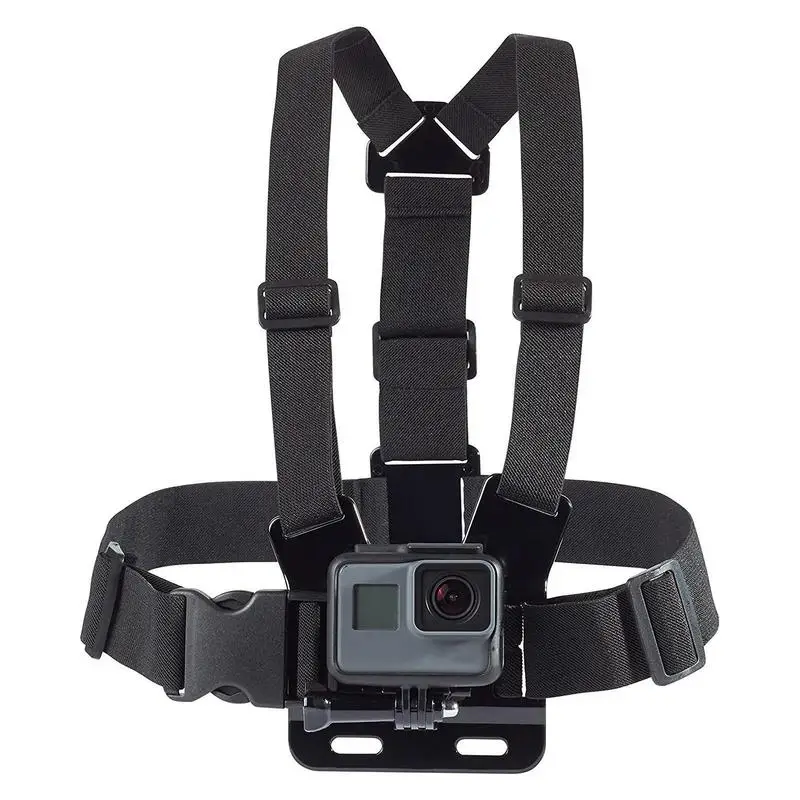 GoPro Hero 3 2 1 스포츠 DV 용 가슴 스트랩 마운트 벨트, 조절식 탄성 카메라 하네스 스트랩 마운트 액션 카메라 액세서리