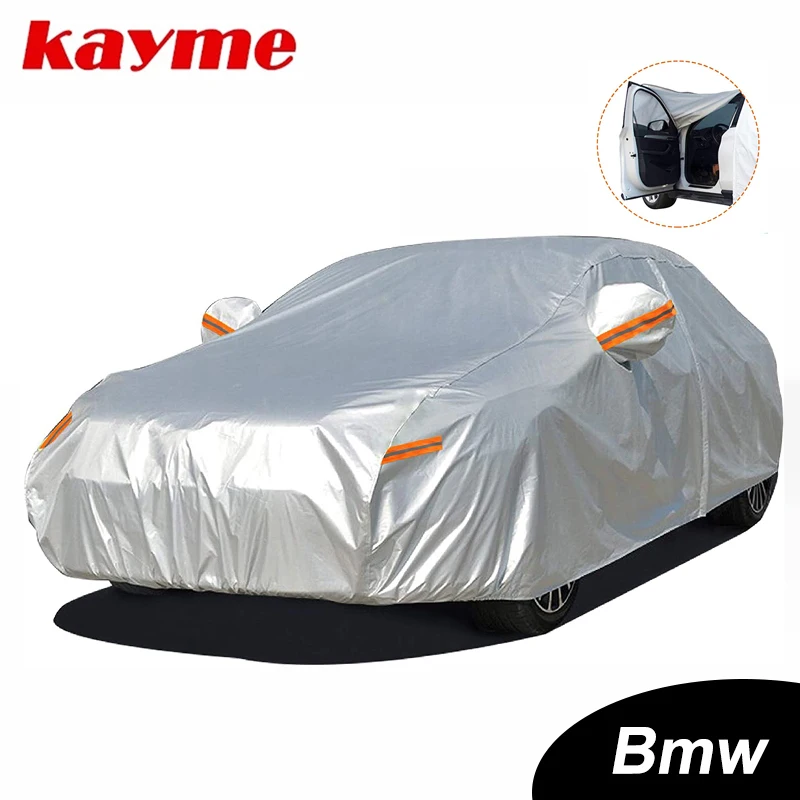 Kayme Waterproof Car Covers Outdoor Sun Protection Cover For Car For