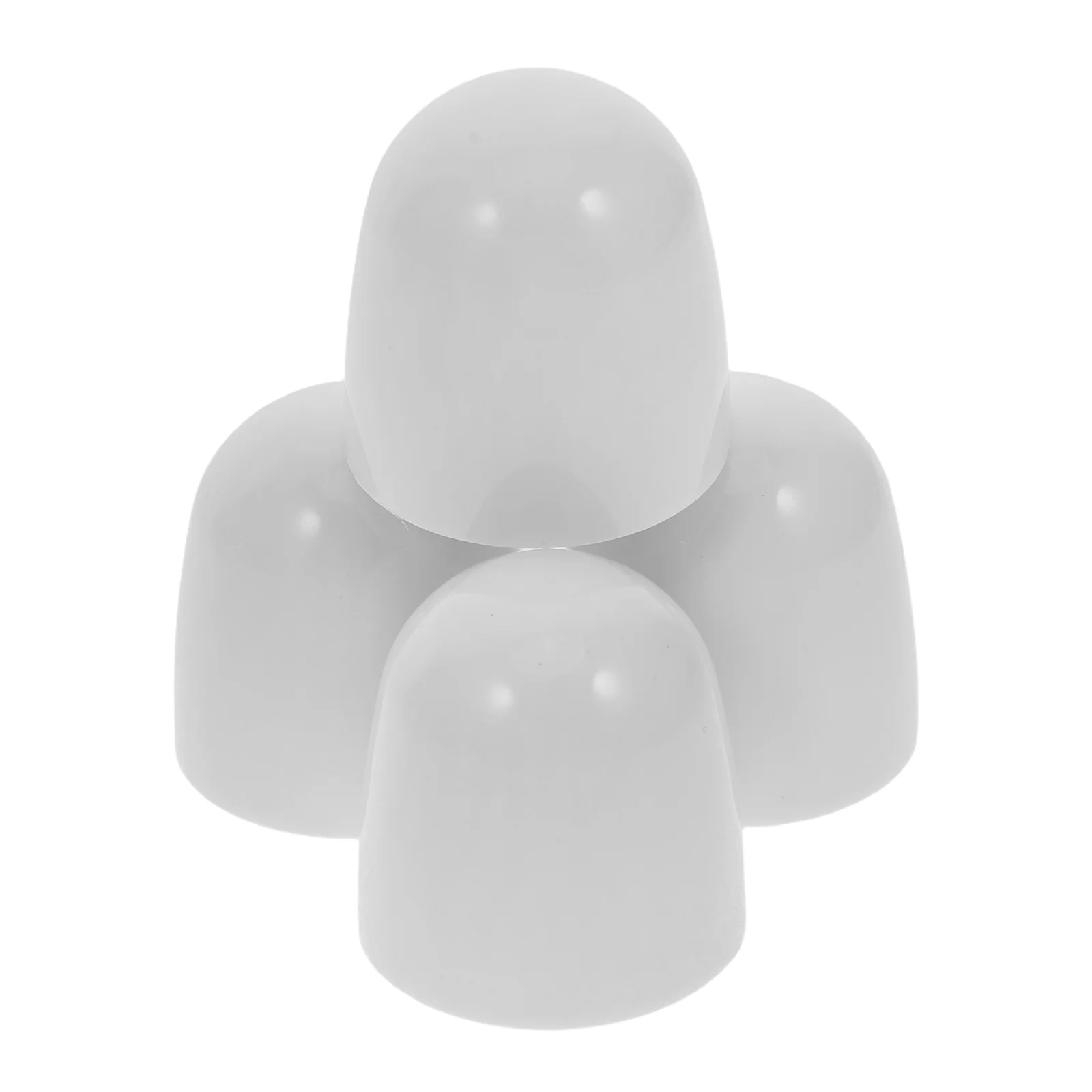 4 Pcs Screw Decorative Cover Toilet Bolt Covers Bathroom Accessories Floor Caps Bowl Abs Universal Toilet Floor Bolts Sets