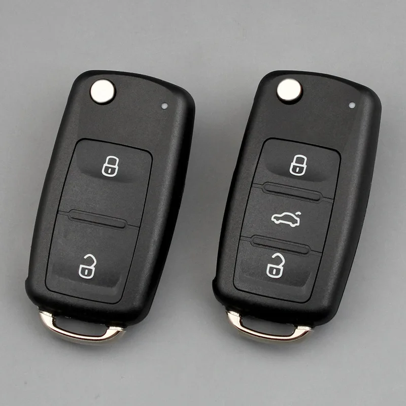 Корпус дистанционного ключа для VW Eos Golf GTI Passat Touareg Jetta Beetle Polo Up Tiguan Touran Touareg 5K0837202AD чехол 2/3 кнопок Корпус дистанционного ключа для VW Eos Golf GTI Passat Touareg Jetta Beetle Polo Up Tiguan Touran Touareg 5K0837202AD чехол 2/3 кнопок