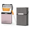 Portable Slim Aluminum Cigarette Case Regular King Size Plastic Cigar Tobacco Holder Box Storage Container Smoking Accessories 6