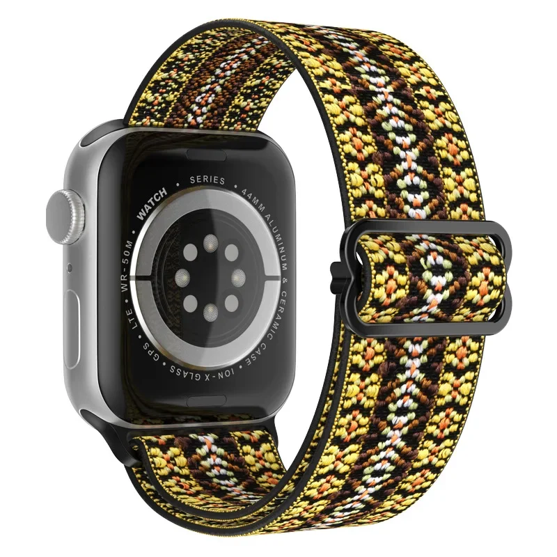 Bohemian Nylon Elastic Shiny Bracelet Strap