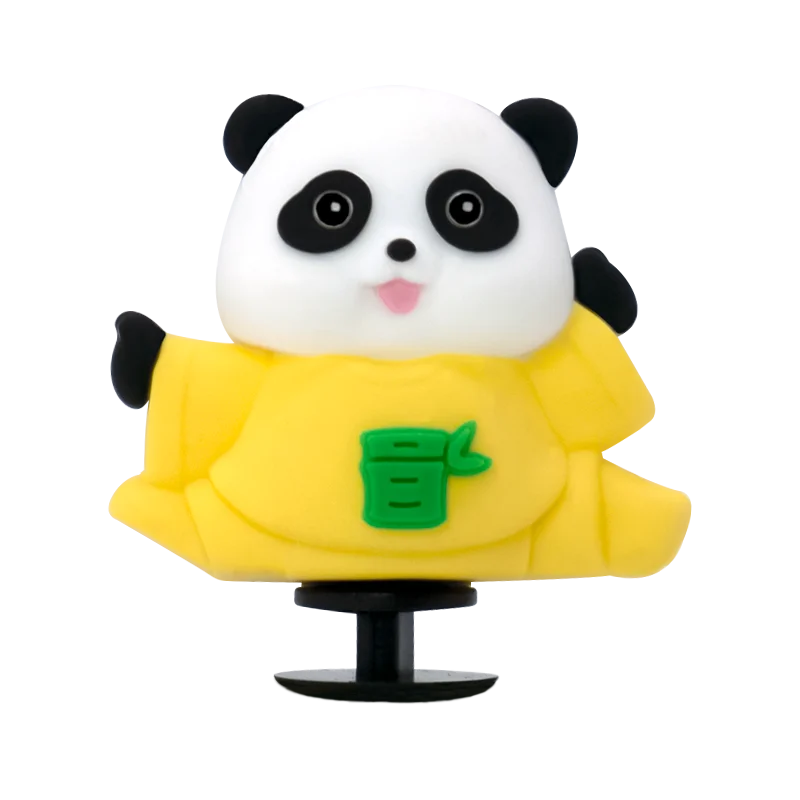 1/4/9 Stück 3D süße Panda Schuh Charms Zubehör Kawaii Tiere Schuh Clips Dekoration Mode Garten Sandalen Pin Clog Jeans – Detail 11