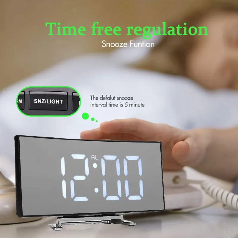 HearEsy Talking Alarm Clock For Visually Impaired Large