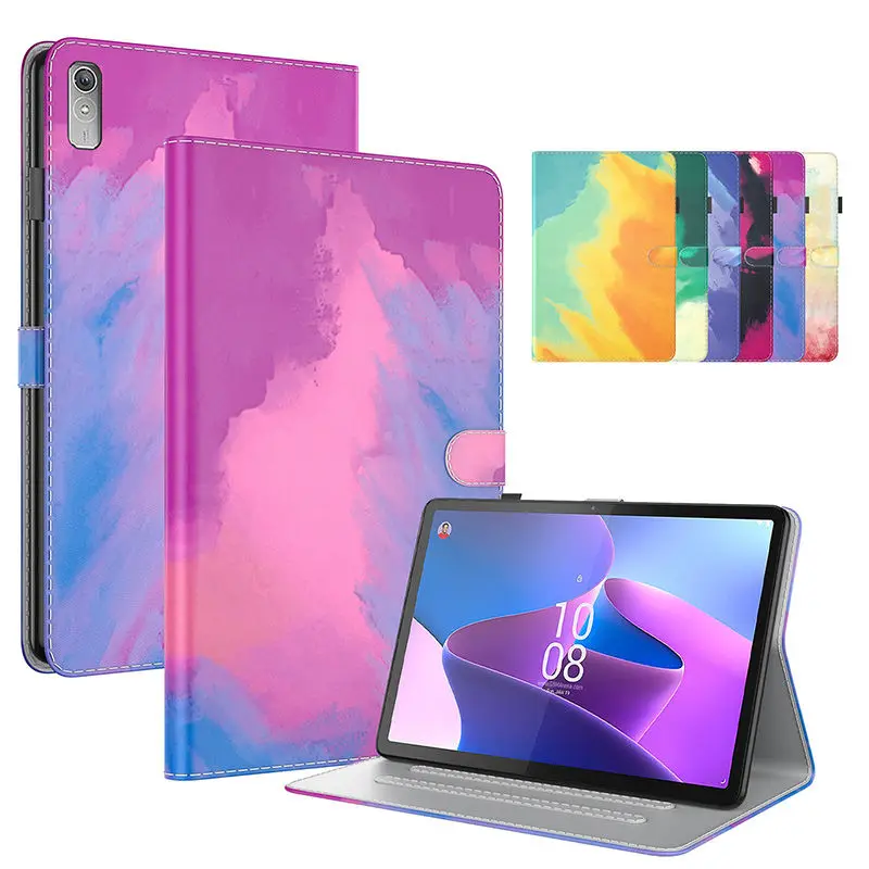 

For Lenovo Tab P11 2nd Gen 11.5 Case 2022 For XiaoXin Pad Plus 2023 11.5" TB350FU TB350XC Cover Funda Fashion Watercolor Coque