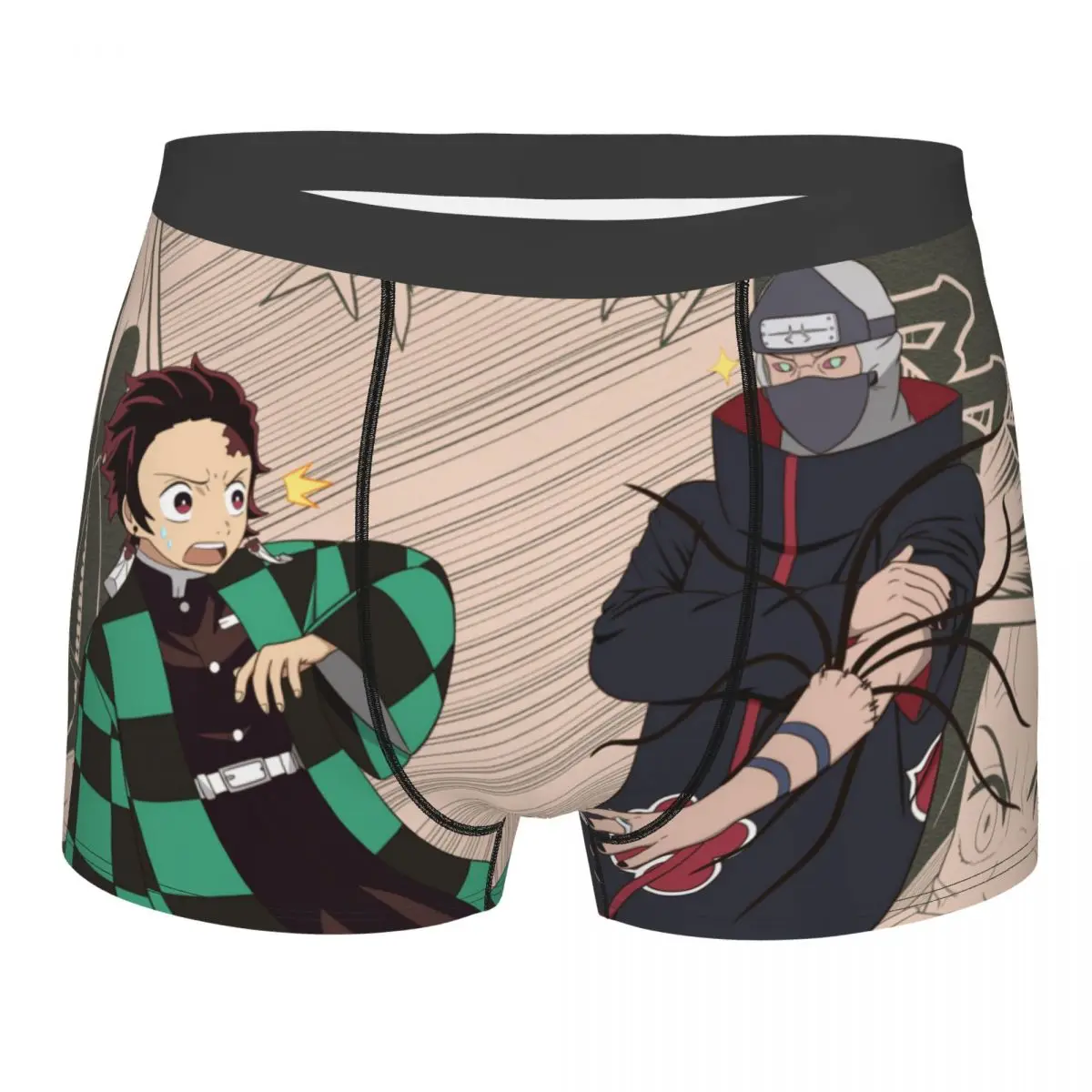 

Трусы-боксеры Kamado Nezuko Hidan мужские, дышащие трусы с вырезом манга, рассекающий демонов, подарок на день рождения