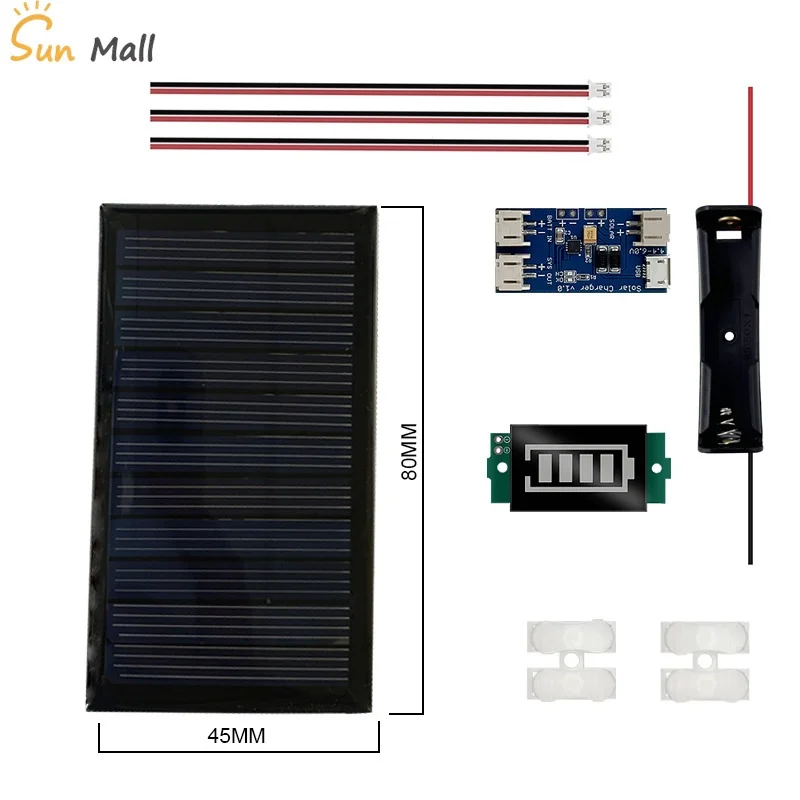 Mini Mono 80*45mmSolar Panel 5V 60MA for Mini solar panel charging and