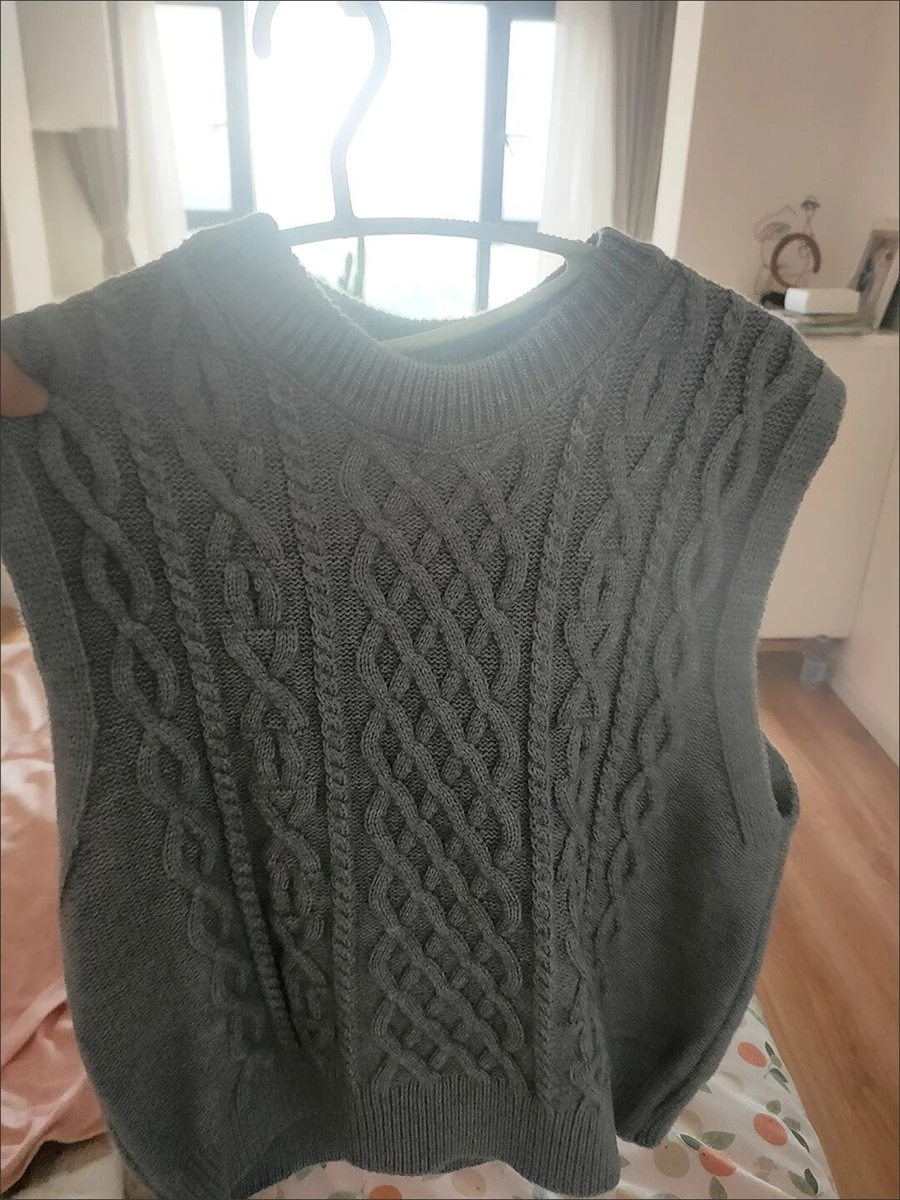 S0c5ad2455ddd41d4932af60724cfc7d63 Spring Fall Knit Vest Soft O-neck Pullovers Solid Color Sweater Colete Basic Woman Knitwears Top Korean Sleeveless Chaleco Mujer Mallzona