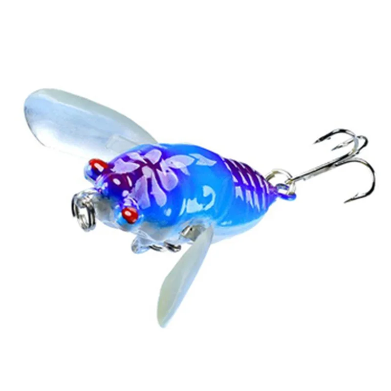 Lutac Cheap Bait 50mm 6.2g Isca Artificial Insect Pupa Spoon Fishing Lures  Spinning Fishing Lure