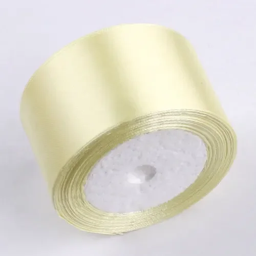 Versatile 25-Yard Satin Ribbon - 36 Vibrant Colors for Crafts and Gift Wrapping
