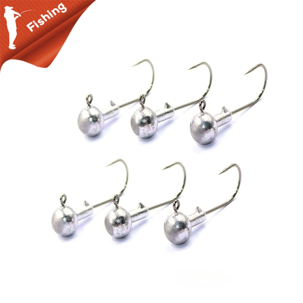 

1g-28g crank Jig head hook fishing hook lead head Jig lure hard bait soft worm jig hook for fishing