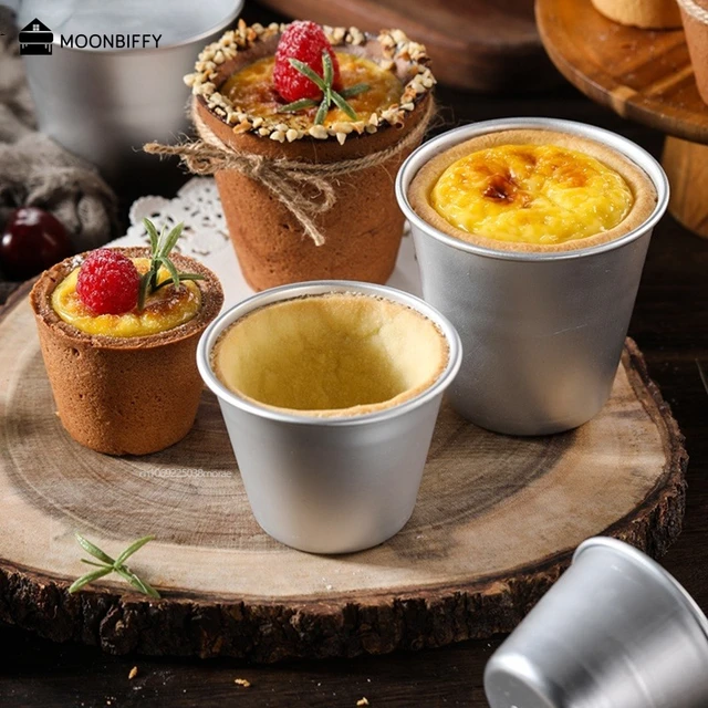 Nonstick Baking Cups Metal Aluminum Baking Form Mould Pastry Pudding Mold  Decorating Tool Cookie Shot Pudding Tart Mold - AliExpress