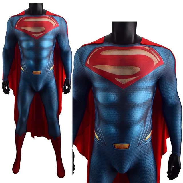 The Man of Steel Cosplay Costume Adults Kids Superhero Suit Halloween  Bodysuit - AliExpress