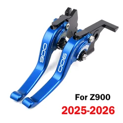 Adjustable Motorcycle Short Brake and Clutch Levers, Premium Accessories (Blue - 2025 - 2026)