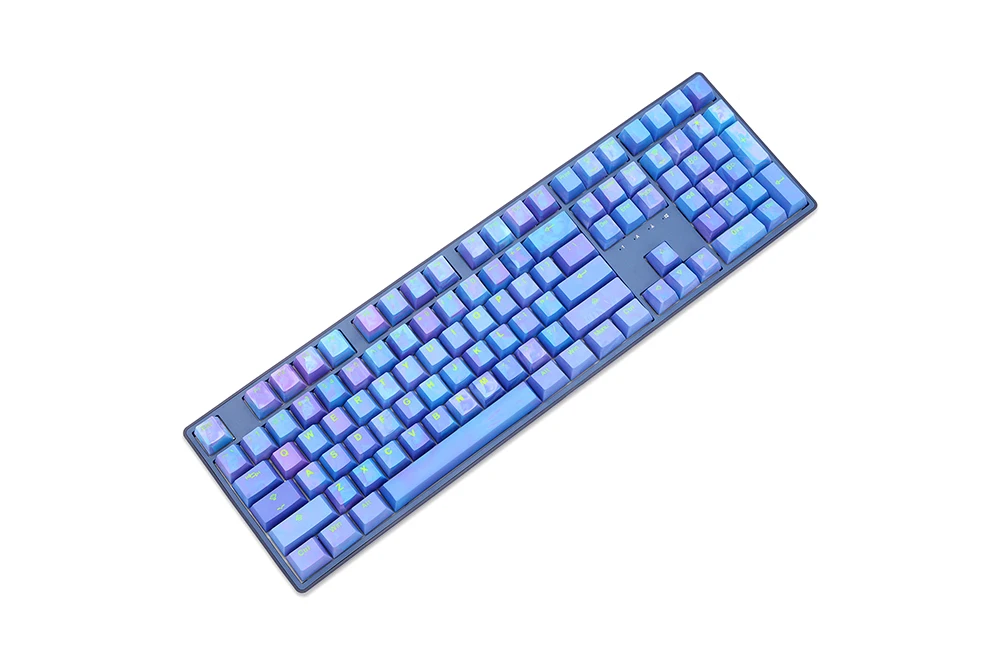 Perfil Cúbico do Oem para Bm60 Bm68 Bm80 Bm65 Roxo Azul Taihao Avatar g2 Keycaps Doubleshot para o Teclado Mecânico do Jogo de Diy - Imagem 2