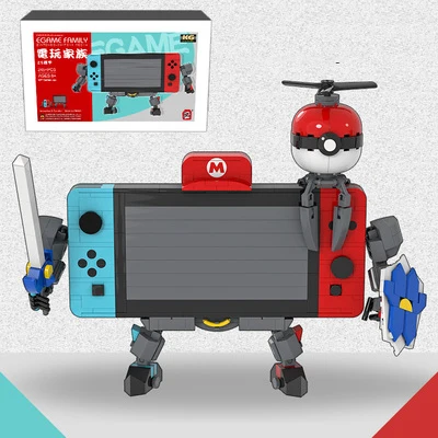 MOCER Creative Expert MOC Nintendoed Switchs Game Console Mech