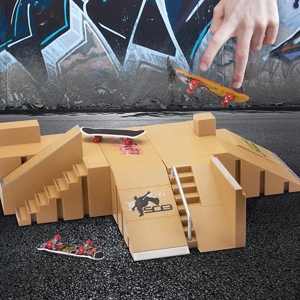 Finger Skateboard Set Professional Venue Props