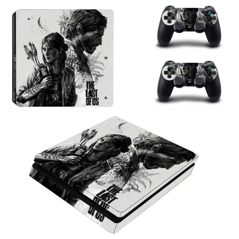 Game The Last Of Us Part 2 Ps4 Slim Skin Sticker Decalcomania Cover Protector Per Console E Controller Skin Vinyl