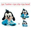 1/3/10pcs New Goofy Silicone Beads Teether Food-Grade Chewing Teeth Bead DIY Nipple Chain Jewelry Accessories 4