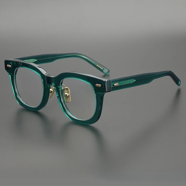 Japán Megvastagodott Acetát Teknős Négyzet Alakú Férfiak Szemüveg Keretek Retro Vintage Designer Márka Kézzel Készített Myopia Női Szemüvegek - Image 2