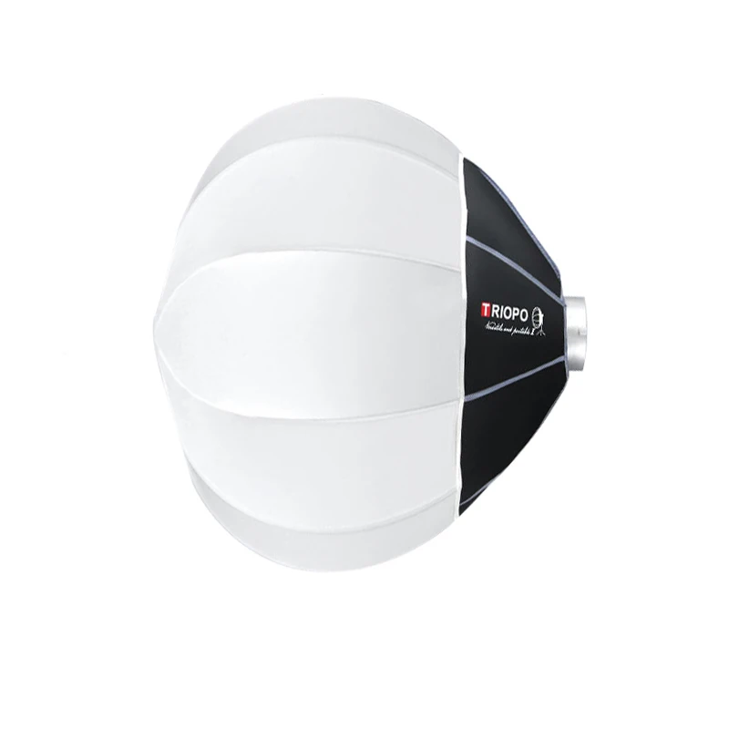 TRIOPO Lantern Softbox Light Modifier 55 65cm 85 Quick Release For Sokani X100 COLBOR Godox Aputure Bowens Mount LED Video Light photography softbox,bowens mount softbox,portable softbox