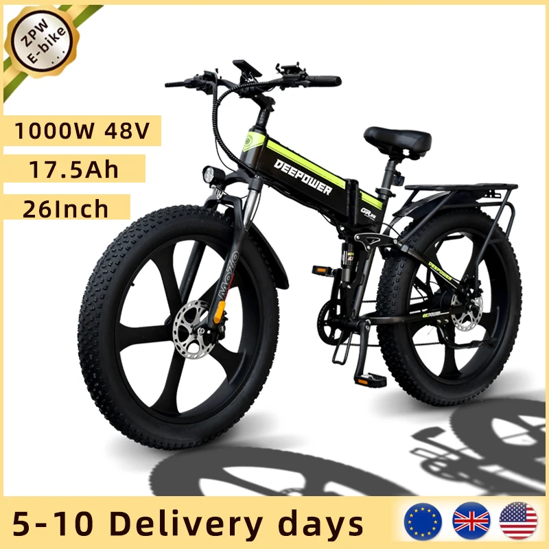 ElectricBike1000WMotorBikesBicycles48VELECTRBIKEMountainBike