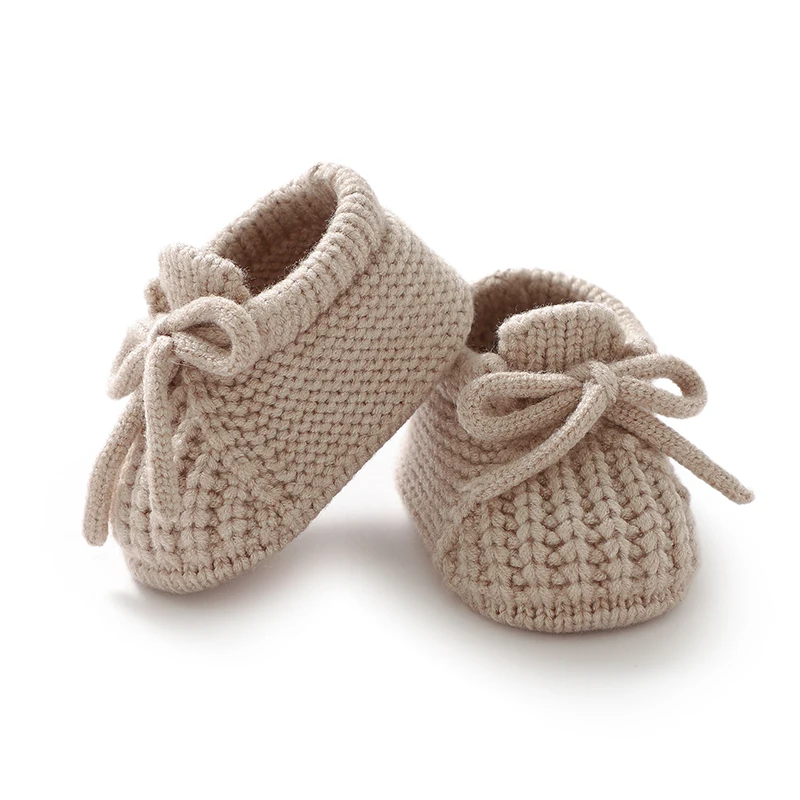 Baby Walking Shoes Solid Soft Soled Newborn Boys Girls First Walker Breathable Anti-Slip Infant Toddler Indoor Outdoor Prewalker 3