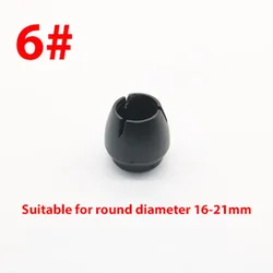 Enhanced Silicone Chair Leg Floor Protectors - 24 Pack (Type 6)