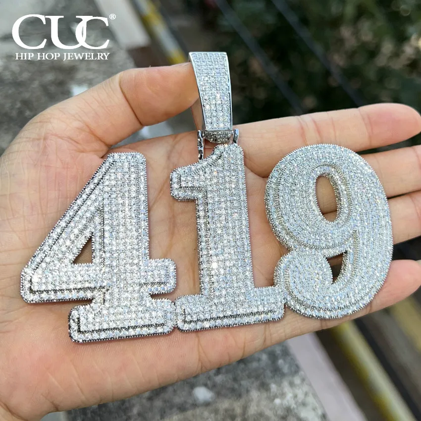 S925 Silver Color Double Chain Long Stick Micro Pave Zircon Round Pendant Necklaces For Women Trendy Jewelry