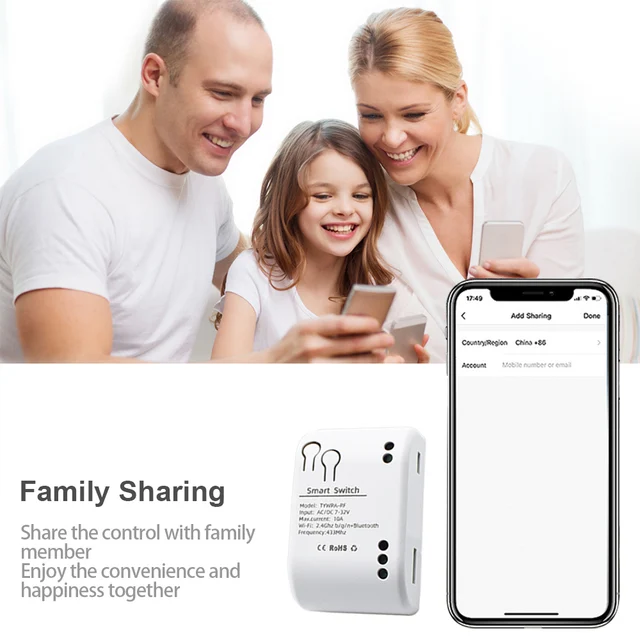 Tuya Smart Life App,WIFI Garage Door Opener Controller,Timer,Door Open/Close Monitor, Voice Control with Alexa/Google Assistant 5