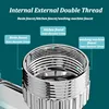 New 1440° Rotatable Scalable Metal Faucet Aerator Bathroom Splash-proof Bubbler Faucet Filter Nozzle Tap Saving Water Extender 5