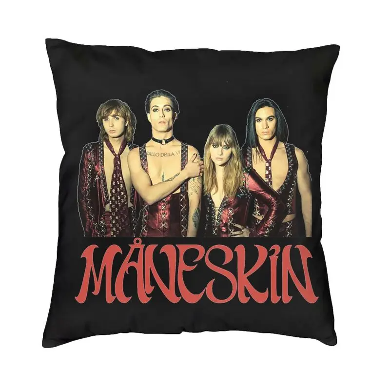 PopRockBandManeskinCushionCoversSofaDecorationItalyHeavyMetal